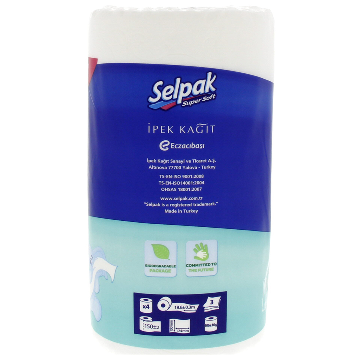 Selpak Super Soft Toilet Paper 4 Rolls 